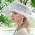 halpa Juhlahatut-hatut jää silkki keila / cloche hattu aurinkohattu rento teejuhla elegantti yksinkertainen romanttinen ja splicing päähine