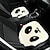 cheap Car Seat Covers-Cartoon Panda Car Seat Cover Short Wool Universal Seat Cushion Fits Most Cars Trucks SUVs Vans