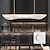 preiswerte Liniendesign-Kücheninsel-Pendelleuchte, ultradünne Acryl-Hängeleuchte, goldene Metall-Hängelampe, moderne 40-W-LED-Pendellampen, einfacher langer Esszimmer-Kronleuchter, dimmbar mit Fernbedienung
