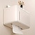 זול חומרת אמבטיה-1 יחידה תיבת אחסון רקמות אמבטיה מחזיק נייר טואלט מתקן לקיר מיכל מתקן לאמבטיה מתלה לאחסון רקמות אביזרי אמבטיה