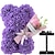 cheap Home &amp; Decor-TEDDY Day Rose Eternal Flower Valentine&#039;s Day Birthday Gift to Girlfriend Rose Bear with Flower Gift Flower