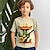 Недорогие 3d футболки мальчика-Карнавальная футболка с 3d кактусом для мальчиков, с коротким рукавом, с 3D принтом, летняя, активная, отпускная, модная, из полиэстера, для детей от 3 до 12 лет, с круглым вырезом, на открытом
