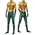 cheap Movie &amp; TV Theme Costumes-Aquaman and the Lost Kingdom Aquaman Cosplay Costume One-Piece Men&#039;s Boys Movie Cosplay Anime Cosplay Gold Green Flesh Color Halloween Masquerade Leotard / Onesie