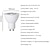 abordables Focos LED-Bombillas LED gu10 regulables 220 V blanco cálido 3000 K 7 W bombillas LED para cocina campana extractora sala de estar dormitorio (10 piezas)
