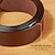 cheap Men&#039;s Belt-Men&#039;s leather belt is fashionable classic business belt cowhide buckle belt suitable for trousers jeans work and gifts for fathers and husbands