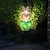Недорогие Подсветки дорожки и фонарики-Солнечный кролик, уличный садовый светильник, наружная дорожка, солнечные светильники для кроликов, светильники для дорожек, двора, газона, ландшафтное освещение