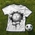 preiswerte 3D-T-Shirts für Jungen-Jungen 3D Fußball T-Shirt Hemd Kurzarm 3D-Druck Sommer Aktiv Sport Modisch Polyester kinderkleidung 3-12 Jahre Rundhalsausschnitt Outdoor Casual Täglich Regular Fit