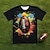 levne chlapecká 3D trička-chlapci 3d fotbalové tričko krátký rukáv 3D tisk léto aktivní sportovní móda polyester děti 3-12 let posádka výstřih venkovní ležérní denní střih