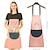 זול סינרים-סינר מטבח לנשים בישול ביתי עמיד למים, עמיד בשמן, ניגוב יד אופנה אופנה קייטרינג סלבריטאים סינר מיוחד