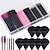 cheap Beauty Tools-Disposable Makeup Applicators Accessories Kit Makeup Artist Supplies with Mixing Tray Mascara Wands, Lip Brushes, Hair Clips Triangle Puff for Face with Storage Box
