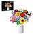 זול צעצועים בנייה-מתנות ליום האישה סט בנייה זר פרחים 12 צעצוע לבניית פרחים מלאכותיים (1001 יח&#039;) מתאים לילדים 6 ומבוגרים יום האהבה לילדות מתנות ליום האם לאמא