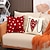cheap Holiday Cushion Cover-4PCS Valentine&#039;s Day Double Double Side Pillow Cover Soft Decorative Square Cushion Case Pillowcase for Bedroom Livingroom Sofa Couch Chair