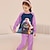 olcso Lányok 3D pizsama-Lány 3D Cica Pizsama Rózsaszín Hosszú ujj 3D nyomtatás Tavasz Ősz Tél Aktív Divat aranyos stílus Poliészter Gyerekek 3-12 év Terített nyak Otthon Hétköznapi Otthoni Normál