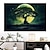 billiga Botaniska tryck-landskap väggkonst canvas tree of life tryck och affischer bilder dekorativ tygmålning för vardagsrumsbilder ingen ram