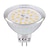 baratos Lâmpadas LED de Foco-Mr16 lâmpada led 4w 3000k branco quente/6000k branco 12v baixa tensão para luzes de trilha lâmpadas de mesa de fibra óptica holofotes com tampa de vidro 1/10 peças
