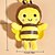 cheap Dog Toys-1pc Bee Design Pet Grinding Teeth Plush Toy Durable Chew Toy For Dog Interactive Supply