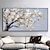 cheap Landscape Paintings-Mintura Handmade Abstract Tree Flower Oil Paintings On Canvas Wall Art Decoration Modern Picture For Home Decor Rolled Frameless Unstretched Painting