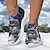 ieftine Pantofi cu imprimare grafică-Pentru femei Adidași Slip-On-uri Pantofi de imprimare Mărime Plus Size Pantofi Flyknit În aer liber Zilnic Pisica #D Toc Drept Modă Casual Tăiați volantul Galben Rosu Albastru