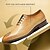 baratos Sapatos Oxford para Homem-sapatos sociais masculinos elegantes dourados em relevo tom floral couro oxford amarelo preto
