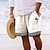 billige Grafiske shorts til mænd-Herre Shorts Sommer shorts Strandshorts Snørelukning Elastisk Talje 3D-udskrivning Grafisk Kokos palme Geometri Åndbart Blød Korte Afslappet Daglig Ferie Gade Hawaiiansk Hvid Blå Mikroelastisk