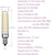 abordables Ampoules épi de maïs LED-Ampoule LED G9/e11/e12/e14e/ba15d 7 W 3000 K blanc chaud/6000 K blanc 120 V sans scintillement pour éclairage domestique lustres applications domestiques 700 lm (lot de 2)