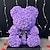 cheap Wedding Decorations-Rose Bear Artificial Foam Flowers with LED Light &amp; Plastic Gift Box- Perfect Romantic Gift for Valentine&#039;s Day, Mother&#039;s Day, Anniversary, Wedding, Birthday, Thanksgiving, and Christmas 25cm/10inch
