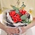お買い得  組立ておもちゃ-女性の日のギフトローズフラワー大人のためのビルディングセット花束植物コレクションビルディングブロック花家の装飾ビルディングおもちゃ母の日のギフトママ