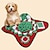 cheap Dog Toys-Dog Snuffle Mat Christmas Design Pet Slow Feeding Pad PetSniffing Mat Dog Training Toys