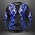 cheap Men&#039;s 3D Sweatshirts-Graphic Totem Men&#039;s Fashion 3D Print Golf Pullover Sweatshirt Holiday Vacation Going out Sweatshirts Blue Purple Long Sleeve Crew Neck Print Spring &amp;  Fall Designer Hoodie Sweatshirt