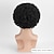 cheap Costume Wigs-Synthetic Wig Curly With Bangs Machine Made Wig Short Natural Black #1B Synthetic Hair Men&#039;s Cosplay Soft Party Black