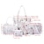preiswerte Handtaschen und Tragetaschen-Damen Handtasche Taschen-Set PU-Leder Täglich Reißverschluss Hohe Kapazität Multi-Carry Geometrisch Buchstabe Schwarz Weiß Rosa