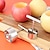Χαμηλού Κόστους Σκεύη &amp; Γκάτζετ Κουζίνας-2 τμχ/σετ κόφτης με πυρήνες αχλαδιού μήλου από ανοξείδωτο ατσάλι διαχωριστικό αφαίρεσης πίτας πυρήνων φρούτων για gadget αξεσουάρ κουζίνας