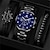 voordelige Quartz-horloges-Heren Quartz horloges Creatief Grote wijzerplaat WATERDICHT Legering Horloge