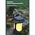 お買い得  懐中電灯＆キャンプライト-LED レトロキャンプランタン屋外吊り下げ式テントライトソーラー充電式キャンプライト