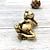 זול פסלים-פסל צפרדע רטרו מיני חמוד מפליז - קישוט שולחני מושלם לבית, למשרד ולסלון