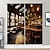 billiga Gardiner och draperier-2 paneler vintage bargardin draperier mörkläggningsgardin för vardagsrum sovrum kök fönster behandlingar värmeisolerat rum mörkläggning