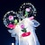 abordables Luces decorativas-benedict led globo luminoso ramo de rosas 1 juego para mujer novia esposa fiesta de aniversario led globo luminoso ramo de rosas para mujer novia esposa aniversario festival