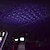 Χαμηλού Κόστους φώτα προβολέα αστέρι γαλαξία-φωτιστικό νύχτας αστέρι οροφής αυτοκινήτου φορητό ρυθμιζόμενο USB εύκαμπτο εσωτερικό led show ρομαντική ατμόσφαιρα star night projector για carsbedroomspartiesetc (κόκκινο/μωβ)