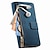 cheap Samsung Cases-Phone Case For Samsung Galaxy Z Fold 5 Z Fold 4 Z Fold 3 Back Cover Wallet Case With Magsafe with Stand Holder Magnetic Zipper Retro TPU PU Leather