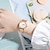voordelige Quartz-horloges-Dames Quartz horloges Minimalistisch Sportief Zakelijk Polshorloge WATERDICHT Roestvrij staal Horloge