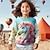 cheap Girl&#039;s 3D Hoodies&amp;Sweatshirts-Girls&#039; 3D Unicorn Sweatshirt Pullover Long Sleeve 3D Print Spring Fall Fashion Streetwear Adorable Polyester Kids 3-12 Years Crew Neck Outdoor Casual Daily Regular Fit