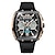 voordelige Quartz-horloges-LIGE Heren Quartz horloges Diamant Luxe Grote wijzerplaat Zakelijk Kalender Datum Silicagel Horloge