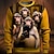 cheap Men&#039;s 3D Sweatshirts-Graphic Animal Men&#039;s Fashion 3D Print Golf Pullover Sweatshirt Holiday Vacation Going out Sweatshirts Yellow Red Long Sleeve Crew Neck Print Spring &amp;  Fall Designer Hoodie Sweatshirt