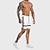 cheap Mens Active Shorts-Men&#039;s Athletic Shorts Running Shorts Gym Shorts Pocket Drawstring Elastic Waist Color Block Letter Quick Dry Lightweight Outdoor Fitness Going out Casual Athleisure Black White Micro-elastic
