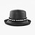 お買い得  パーティーハット-帽子ファイバーバケットハット麦わら帽子太陽の帽子結婚式のティーパーティーエレガントな英国パールリボンかぶと帽子