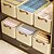 رخيصةأون التخزين والتنظيم-قطعة واحدة من صندوق تخزين قابل للطي مع إطار فولاذي بسعة كبيرة لتخزين الملابس والسراويل وصندوق تخزين خزانة المنزل المحمول