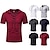 cheap Men&#039;s Active Tees &amp; Tanks-Men&#039;s Summer Shirt T shirt Tee Hooded Short Sleeve Sports &amp; Outdoor Vacation Going out Casual Daily Soft Plain Wine Red Black Activewear Fashion Sport