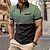 cheap Men&#039;s Button Up Polos-Men&#039;s Casual 3D Print Golf Polo Daily Wear Short Sleeve Turndown Polo Shirts White Wine Spring &amp; Summer S M L Micro-elastic Lapel Polo