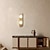 Недорогие Бра-светодиодные настенные светильники современные внутренние металлические настенные светильники зеркальное освещение настенные бра теплые белые каменные стеклянные настенные бра для спальни 90-264 В