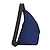 Χαμηλού Κόστους Ανδρικές τσάντες-Ανδρικά Τσάντα χιαστί Τσάντα στήθους Νάιλον Καθημερινά Φερμουάρ Μεγάλη χωρητικότητα Πτυσσόμενο Ελαφρύ Γεωμετρικό Μαύρο και Ασημί Μαύρο Μπλε